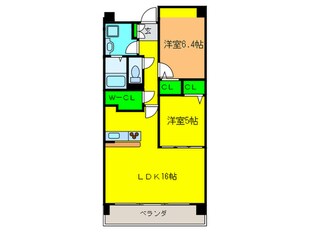 シャンテ・ソレイユの物件間取画像